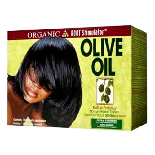 OLIVE OIL ORS STIRAGGIO PER CAPELLI AFRO OLIVE OIL BUILT-PROTECTION FULL APPLICATION NO-LYE RELAXER KIT SUPER EXTRA STRENGHT 12.85 OZ