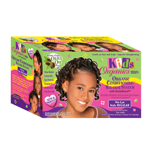 AFRICA’S BEST KIDS ORGANICS STIRAGGIO PER I CAPELLI DEI BAMBINI AFRO REGULAR