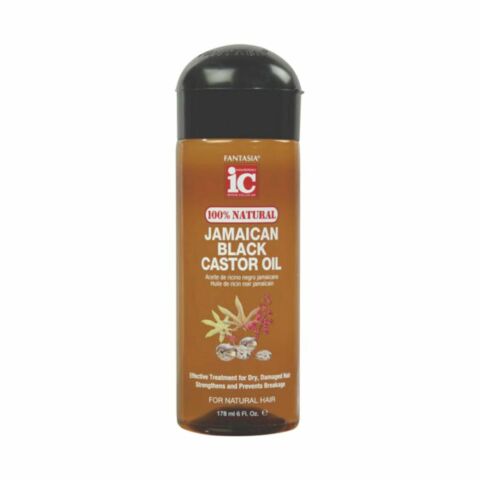 FANTASIA HAIR POLISHER JAMAICAN BLACK CASTOR OIL 6 OZ OLIO PER CAPELLI PAESE DI ORIGINE USA.