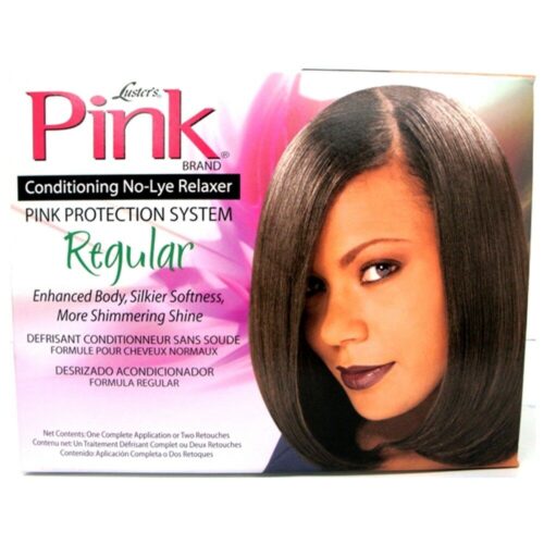 LUSTER'S PINK RELAXER REGULAR STRENGTHS RELAXER KIT STIRAGGIO PER CAPELLI AFRO