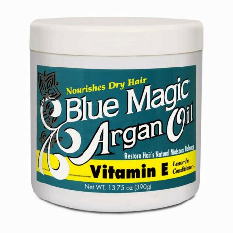 BLUE MAGIC ARGAN OIL NOURISHES DRY HAIR WITH VITAMIN 'E' 390 G