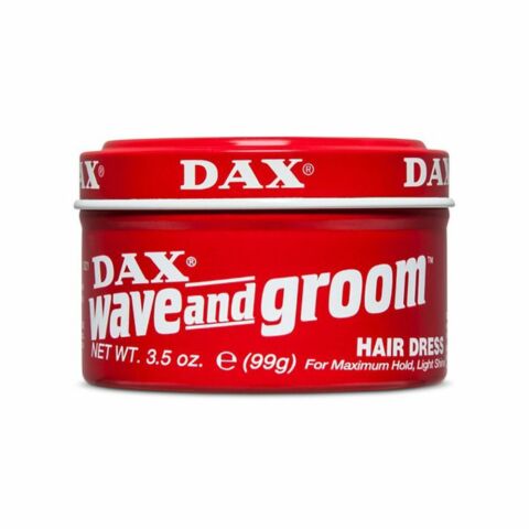 DAX WAVE AND GROOM HAIR DRESS FOR MAXIMUM HOLD, LIGHT SHINE 99 G PER CAPELLI