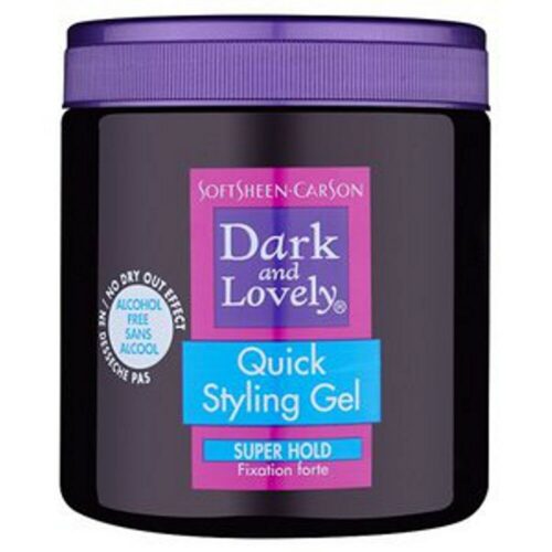 DARK & LOVELY QUICK STYLING GEL SUPER HOLD FISSAGGIO FORTE 400 ML PER CAPELLI