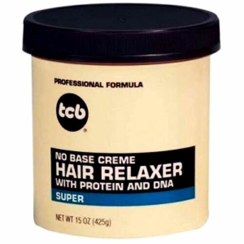 TCB NATURALS No BASE CREME HAIR RELAXER WITH PROTEIN AND DNA SUPER 425 g PAESE DI ORIGINE USA .