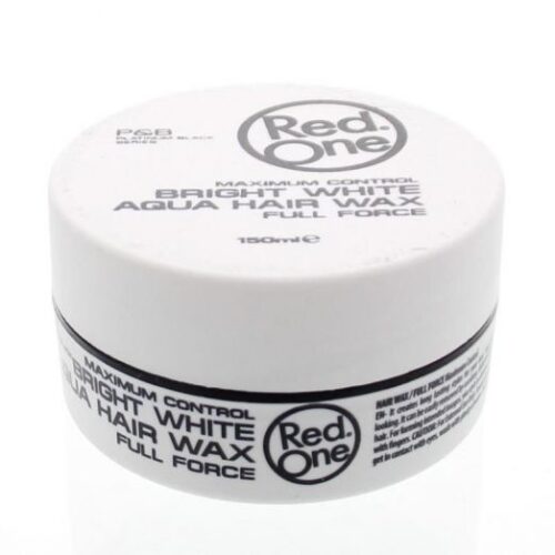 RED ONE AQUE HAIR WAX WHITE 150ML PER CAPELLI .