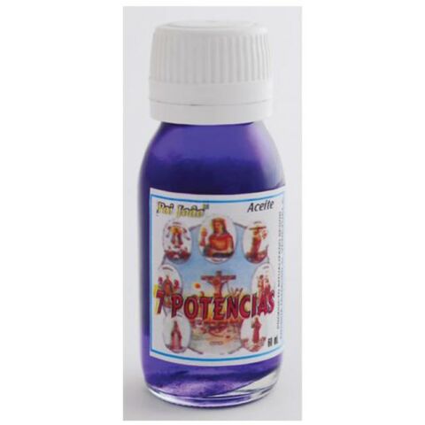 OLIO ESOTERICO ACEITE 7 SIETE POTENCIAS 60 ML ESOTERISMO SANTERÍA VENEZUELA