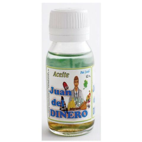 OLIO ESOTERICO ACEITE JUAN DEL DINERO 60 ML ESOTERISMO SANTERÍA VENEZUELA