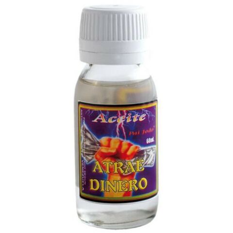 OLIO ESOTERICO ACEITE ATRAE DINERO 60 ML ESOTERISMO SANTERÍA VENEZUELA