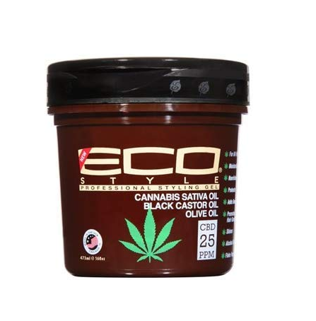 ECOSTYLER STYLING GEL  STYLING GEL 8 OZ CANNABIS (236 ml) GEL PER CAPELLI.