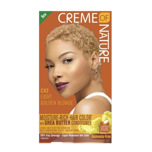 Creme of Nature Liquid Hair Color #C42 Light Golden Blonde