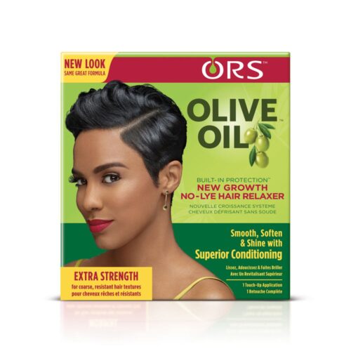 STIRAGGIO PER CAPELLI ORS OLIVE OIL NEW GROWTH NO-LYE HAIR  RELAXER KIT SUPER 184 G