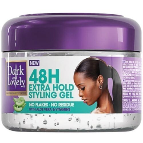 DARK AND LOVELY HAIR GEL 48H EXTRA HOLD STYLING GEL 250ML