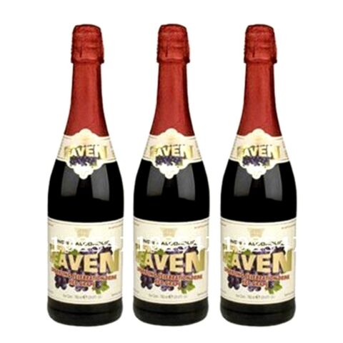 PURE HEAVEN SPARKLING CELEBRATION DRINK RED GRAPE ANALCOLICO 750 ML X 3 PZ