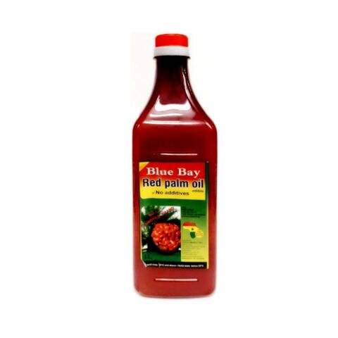 BLUE BAY RED PALM OIL 1 LITRO OLIO DI PALMA ROSSO GHANA