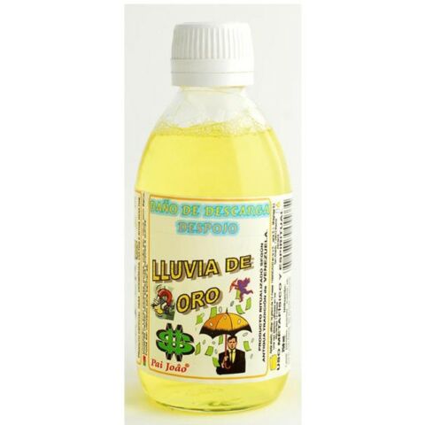 BAŇO DE DESCARGA DESPOJO LLUVIA DE ORO 250 ML ESOTERISMO SANTERIA VENEZUELA