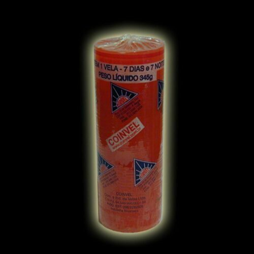 CER040 CANDELA ESOTERICA BRASILIANA SETE DIAS ROJO ROSSA