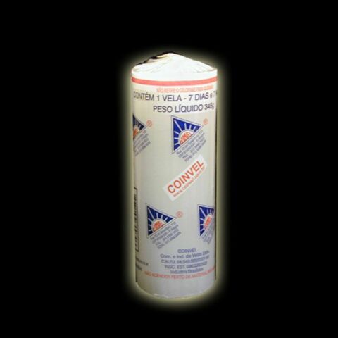 CER038 SETE DIAS BRANCA CANDELA ESOTERICA BRASILIANA SETTE GIORNI BIANCA BLANCA