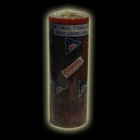 CER045 SETE DIAS MARRON MARRONE VELÓN CANDELA SETTE GIORNI BRASILIANA