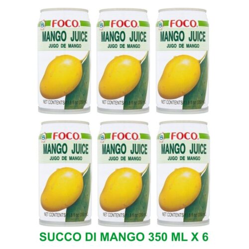 FOCO MANGO JUICE DRINK 350ML Product of Thailand.