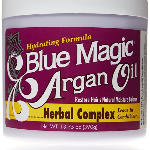 BLUE MAGIC ARGAN OIL WITH  HERBAL COMPLEX 390G PER CAPELLI LEAVE-IN CONDITIONER