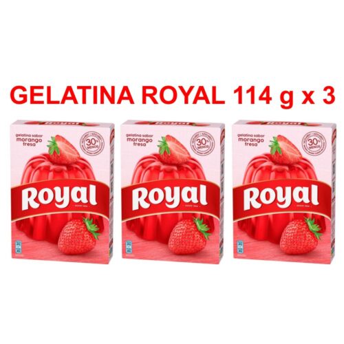 ROYAL GELATINE GUSTO STRAWBERRY FRAGOLA 57 G X 2 = 114 G