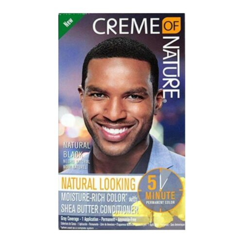 CREME OF NATURE LIQUID HAIR COLOR MEN #1 NATURE BLACK PER CAPELLI .