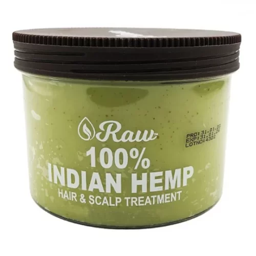 RAW INDIAN HEMP HAIR & SCALP TREATMENT 348G PER CAPELLI .