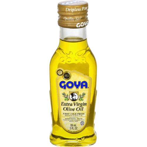 GOYA EXTRA VIRGIN OLIVE OIL 88.7ML (BOTTLE) PAESE DI ORIGINE ANDALUSIA, SPAIN.