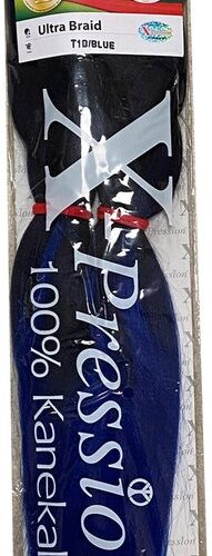 X-PRESSION NIGERIA EXTENSION PER CAPELLI - ALLUNGAMENTO ARTIFICIALE PER TRECCINE COLOUR # 2T1B/BLUE .