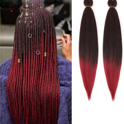 X-PRESSION NIGERIA EXTENSION PER CAPELLI - ALLUNGAMENTO ARTIFICIALE PER TRECCINE COLOUR # T1B/ BURG .
