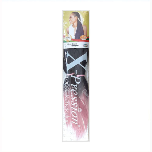X-PRESSION NIGERIA EXTENSION PER CAPELLI - ALLUNGAMENTO ARTIFICIALE PER TRECCINE COLOUR #T1B/VINTAGEROSE .