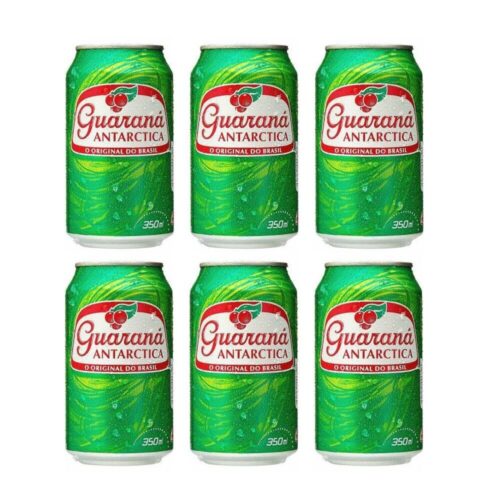 GUARANA ANTARCTICA O ORIGINAL DO BRASIL LATTINA 330 ml X 6PZ PAESE DI ORIGNE BRAZILIAN