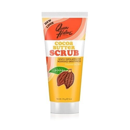 QUEEN HELENE COCOA BUTTER SCRUB GENTLY EXFOLIATES FOR NOURISHED SMOOTHNESS EXTREMELY SKIN PER VISO N PELLE 170G
