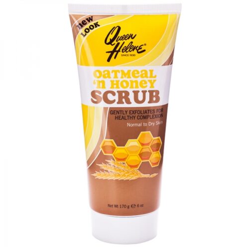 QUEEN HELENE OATMEAL N HONEY SCRUB GENTLY EXFOLIATES FOR HEALTHY COMPLEXION NORMAL TO DRY SKIN PER CORPO 170G