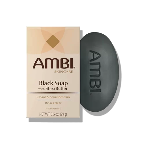 AMBI BLACK SOAP WITH SHEA BUTTER 3.5 oz SAPONETTE PER DOCCIA