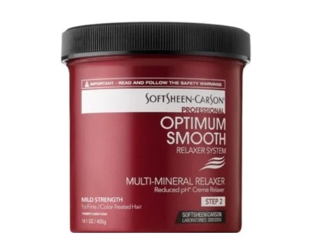 SOFTSHEEN-CARSON PROFESSIONAL OPTIMUM SMOOTH RELAXER SYSTEM MULTI-MINERAL CREAM RELAXER MILD 400G STIRAGGIO PER CAPELLI