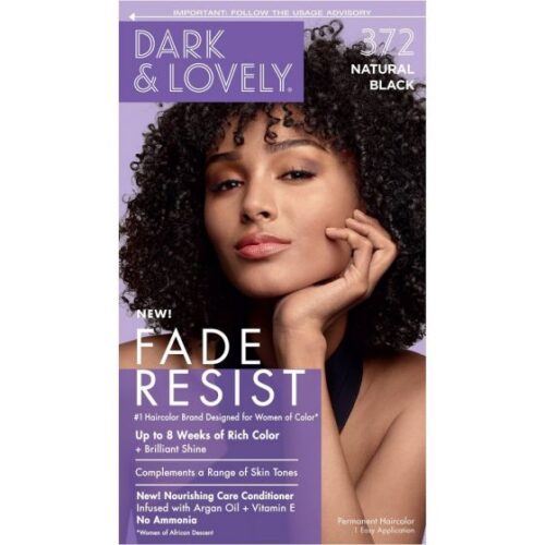 DARK & LOVELY FADE RESIST 372 NATURAL BLACK SOFT SHEEN -CARSON COLOR PER CAPELLI