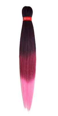 X-PRESSION NIGERIA EXTENSION PER CAPELLI - ALLUNGAMENTO ARTIFICIALE (2PZ) IN ONE PER TRECCINE COLOUR # OM/CHERRY BLOSSOM