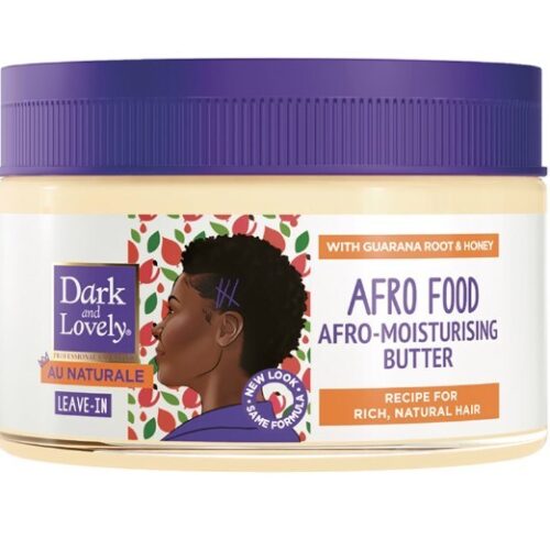 DARK & LOVELY AFRO FOOD AFRO-MOISTURIZING BUTTER RECIPE FOR RICH NATURAL HAIR WITH GUARANA ROOT & HONEY 250ML
