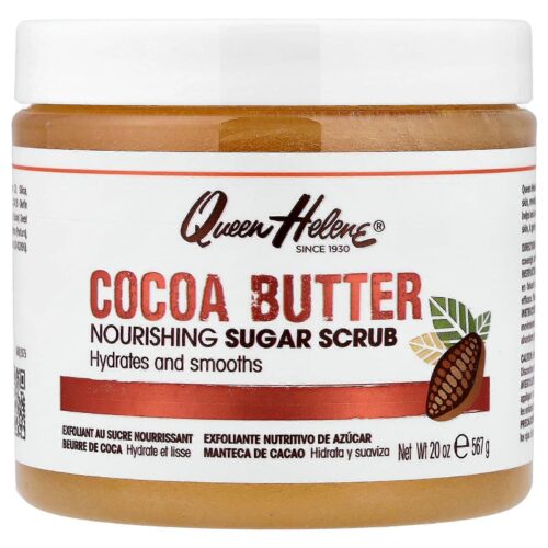 QUEEN HELENE COCOA BUTTER NOURISHING SUGAR SCRUB 567G FOR BODY