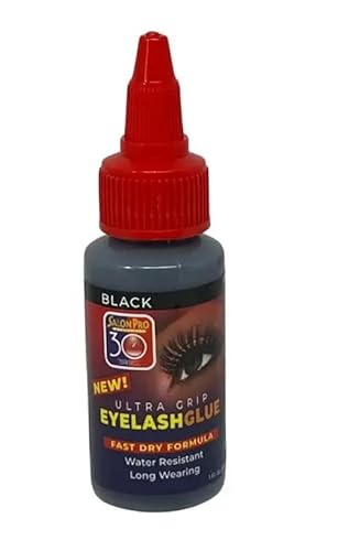 SALON PRO ULTRA GRIP EYELASH GLUE FAST DRY FORMULA 1oz ,30 SECOND BOND FOR EYELASH