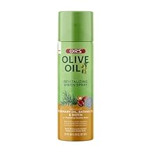 ORS OLIVE OIL REVITALIZING SHEEN SPRAY INFUSED WITH ROSEMARY OIL, BATANA OIL & BIOTIN FOR PROMOTING HEALTHY SHINE 421ML PER CAPELLI