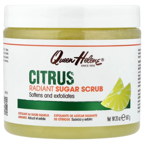QUEEN HELENE CITRUS RADIANTS SUGAR SCRUB 567G FOR BODY